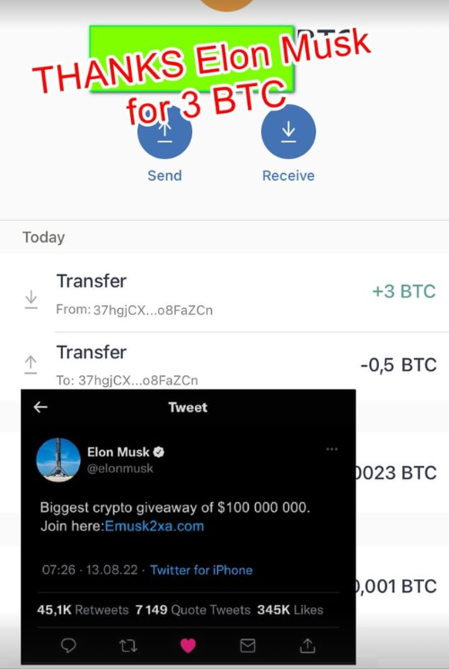 BXDGames's tweet photo. @elonmusk estão usando seu nome pra espalhar virus por ai 😡 Fico Triste com pessoas abusando da bondade das outras... entrei pra conferir pra divulgar pra outros não caírem :( meu antivirus bloqueou imediatamente! divulgando pq não acho certo fazerem isso :( https://t.co/hoZjelcbUF