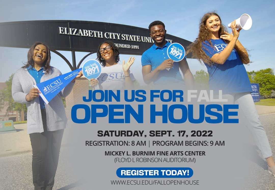 ECSU's tweet photo. We want YOU as part of the Viking Family! 

Register today to join us for the fall Open House where you’ll learn about financial aid, living on campus, study abroad, and much, much more! 
https://t.co/1dwyNjme9b https://t.co/8rPzBe8i6i
