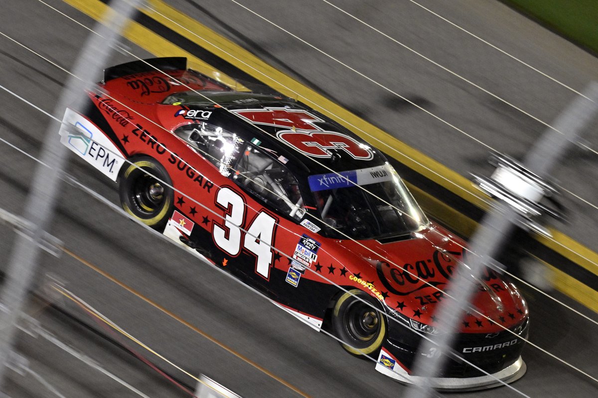 XfinityRacing's tweet photo. Kept that @CocaColaRacing scheme clean.

@Jesse_Iwuji finished 11th for his best-ever #XfinitySeries finish. https://t.co/Rk7ormNluH