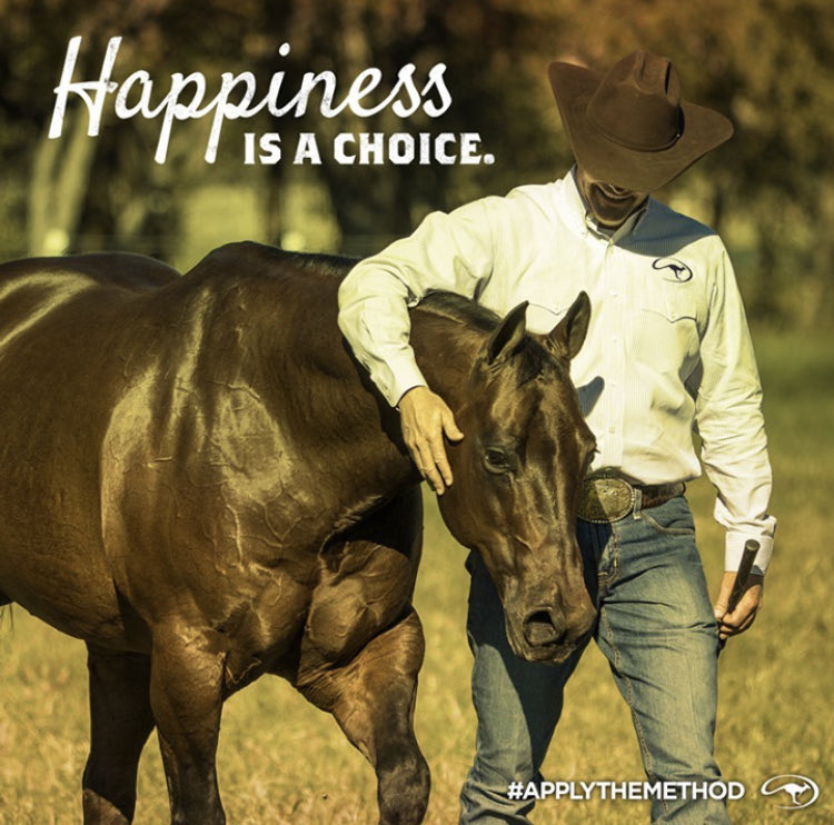 TheJudiEvans's tweet photo. Good Saturday Morning…this Clinton Anderson post this morning really resonated….Being happy definitely isn’t always easy….but it’s definitely always a choice….in all things. Happiness is contagious. Spread it around, see what happens. #ClintonAnderson #CowboyWisdom #HorseDays https://t.co/rgPYnCpiR5