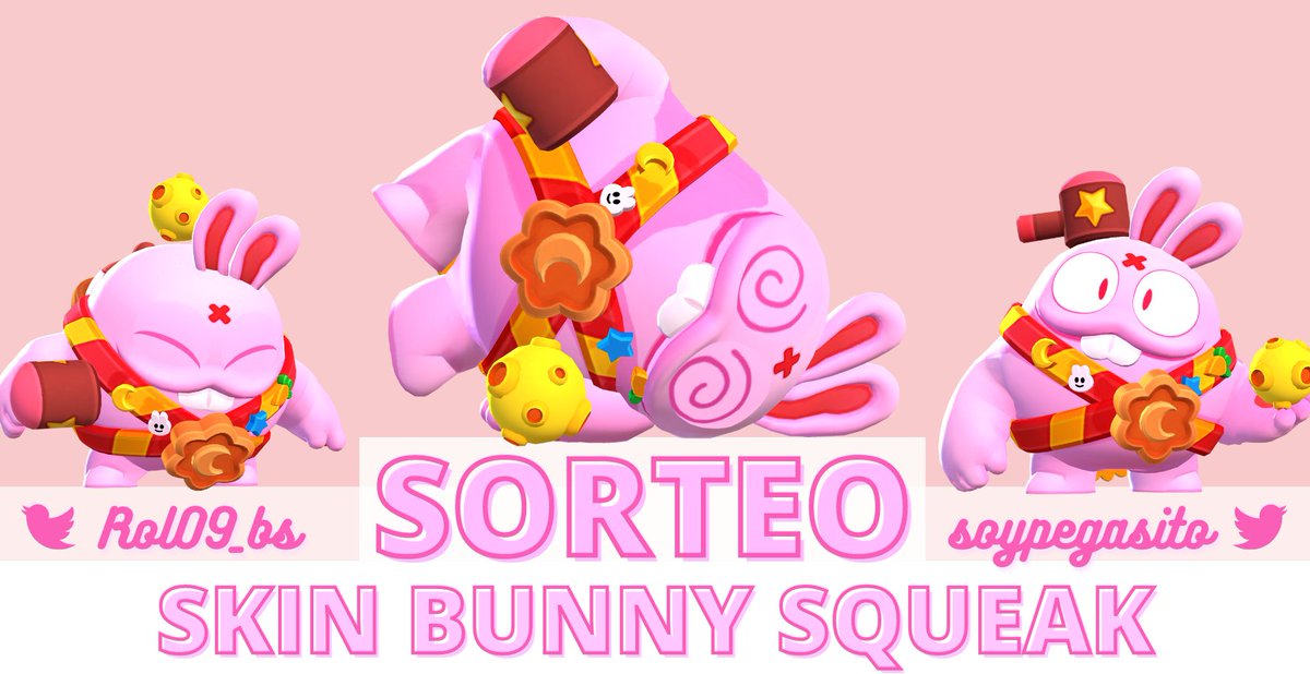 soypegasito's tweet photo. 🐰SORTEO BUNNY SQUEAK🐰

- Seguir a @soypegasito &amp; @Rol09_BS
- RT + 💗
- Mencionar a 2 amig@s

Estaré sorteando otra en https://t.co/uie0jqvABc en unos días. Suerte a todos🍀

#BunnySqueakGiveaway https://t.co/k0LITcsR7o