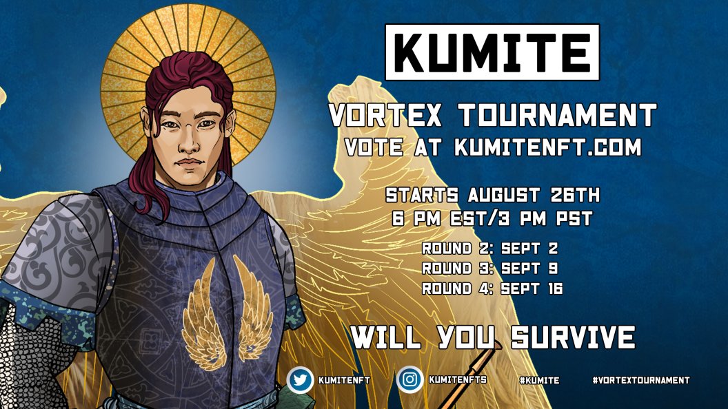 The Divine Council of Angels (@kumiteangels) on Twitter photo The Vortex battle has begun & <a href="/KumiteAngels/">The Divine Council of Angels</a> & our Allies need your help... get out the Vote for Angels at snapshot.org/#/kumitenft.eth.
✨Do not miss your opportunity to impact this important event in <a href="/kumitenft/">Kumite NFT</a> history! ✨ The Vortex battle has begun & <a href="/KumiteAngels/">The Divine Council of Angels</a> & our Allies need your help... get out the Vote for Angels at snapshot.org/#/kumitenft.eth.
✨Do not miss your opportunity to impact this important event in <a href="/kumitenft/">Kumite NFT</a> history! ✨