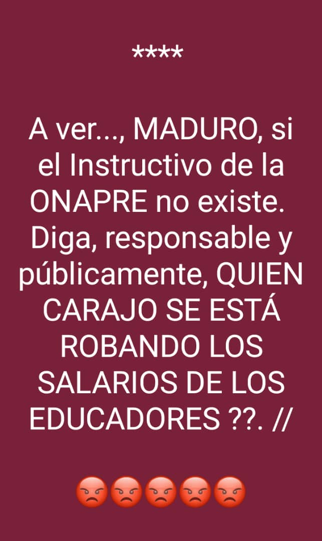 irmargarciam's tweet photo. Aunque quiera escurrir el bulto y de victimario convertirse en víctima, esas cuentas no dan... no pretenda endosarnos fracasos que SOLO SON SUYOS! UD ES EL UNICO RESPONSABLE! https://t.co/Ljp6fcLVAm