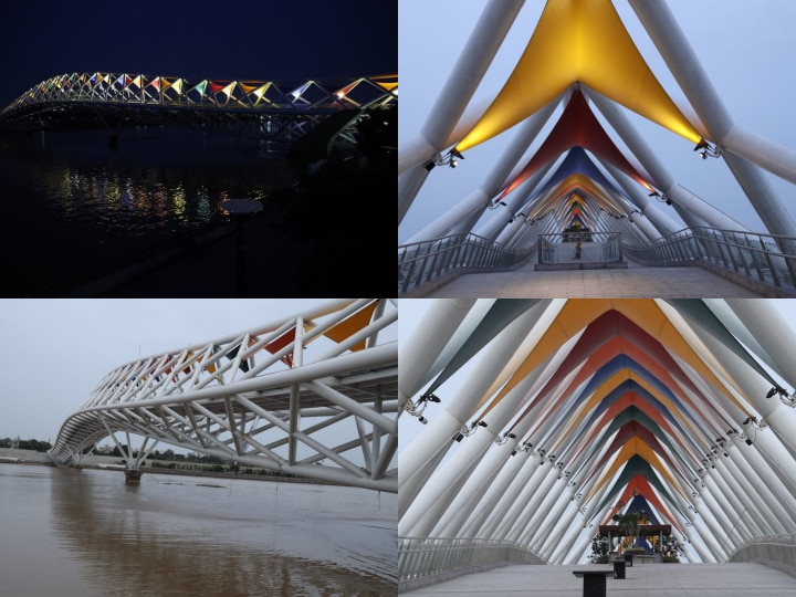 VPS_014's tweet photo. Lovely to be in #Ahmedabad
#AtalFootOverBridge
#River_front
#ModiHaitoMumkinHai https://t.co/u5VqO60xYj