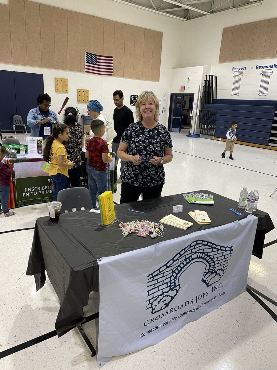 Thrilled to be at the Forest Grove Elementary School Community Resource Fair!! #loudoun #community #LCPS #jobs #dignity #hope