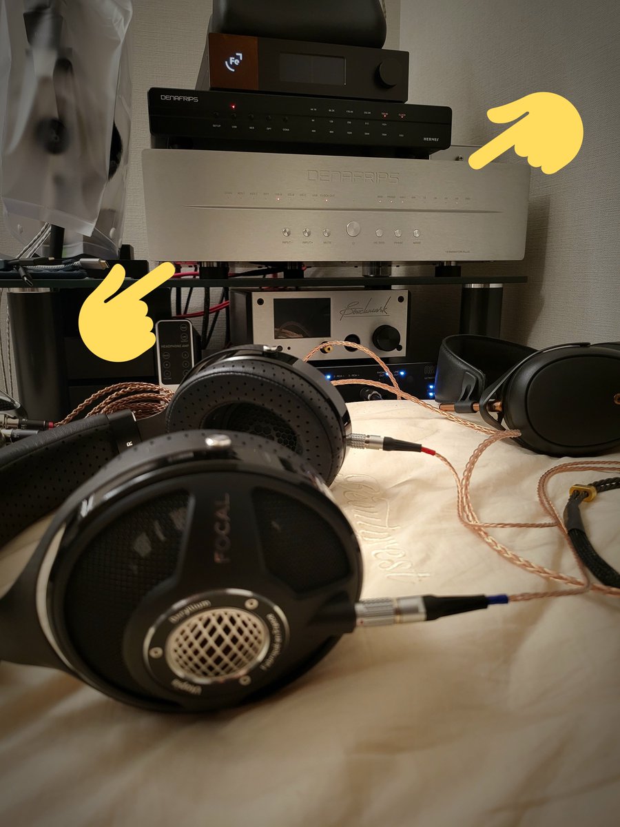 tmachine4music's tweet photo. 激推しR-2R DAC
#DENAFRIPS Terminator Plus
内蔵OCXOクロックは通電のみでon
電源offでもクロックは恒温が保たれる
マニア仕様👍🏻
・R-2Rの抵抗精度が0.005%
・⊿Σ型とも遜色ないSNR=127dB
・THD+N=0.0010%
・高精度クロック出力でDDC同期可
『非常に自然で心地良い響きと音場、高解像の共存』 https://t.co/oNvCXLhitP