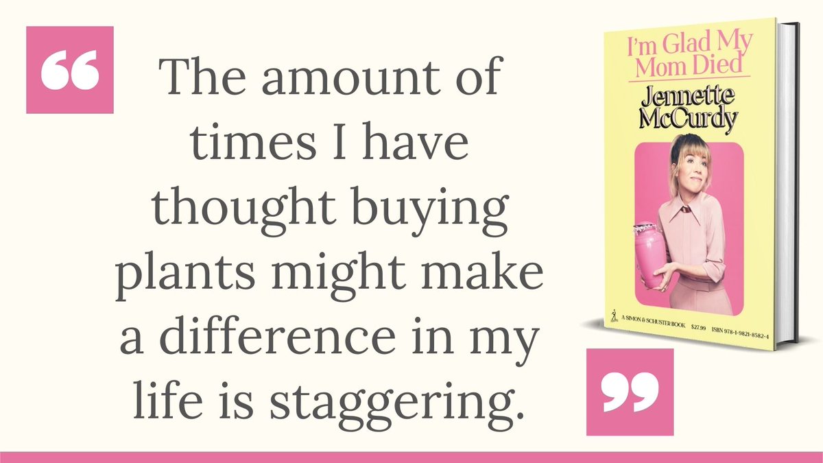 🌸 ON SALE NOW!! 🌸 #iCarly and #samandcat star <a href="/jennettemccurdy/">Jennette McCurdy</a>'s heartbreaking and hilarious memoir is “[An] explosive debut…insightful and incisive" -- <a href="/PublishersWkly/">Publishers Weekly</a> 

spr.ly/6018z028Q