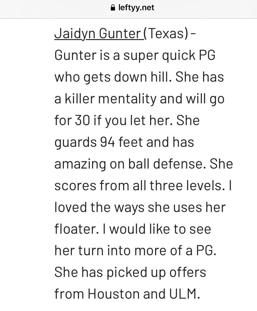 JaidynGunter's tweet photo. Thanks @UNProspects it's an honor to be memtion and receive a(n) write up/evaluation. Note taken season objective: 1. Make my teammates better. 2.Control the game 3. Do what it take to win the game.
#DFWStrong🇨🇱 #ClassOf2026 @TexasUElite @TXUBasketball
#MHS🦁💙💛 https://t.co/RNpils4Ee6