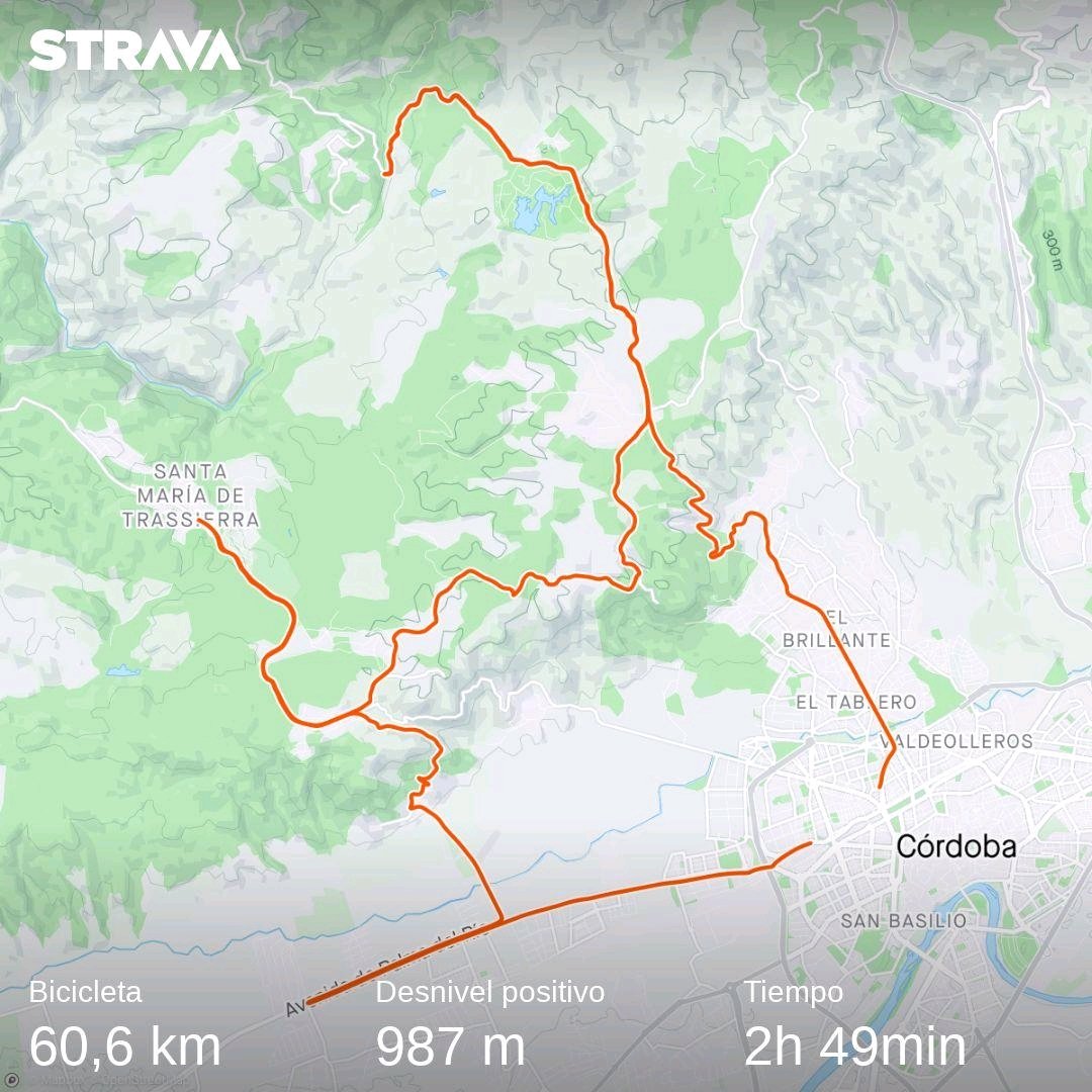 DelreyGregorio's tweet photo. Un poquito de Sierra cordobesa. Echa un vistazo a mi actividad en Strava: https://t.co/ytAXHIKo5k https://t.co/9etX5HAu4Y