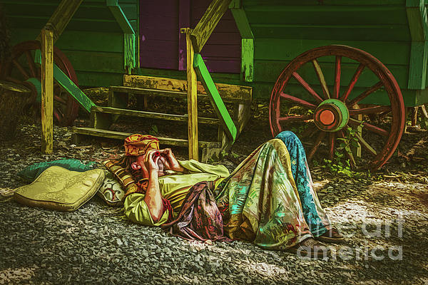 SusanVineyard's tweet photo. New artwork for sale! - "Gypsy Musician Life with Caravan" - https://t.co/HkHn2lCv2O @fineartamerica https://t.co/iDOPyhfVL5