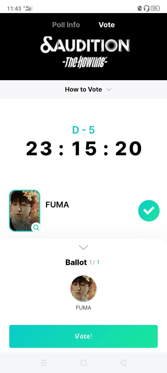 itxmefangirl's tweet photo. {D-9 of voting}
VOTE #FUMAπ³ on WV
#FUMAVOTEPARTY #VOTEFUMA #VoteForFUMA #DreamWithFuma #ACEFUMA https://t.co/EWFbORm60q