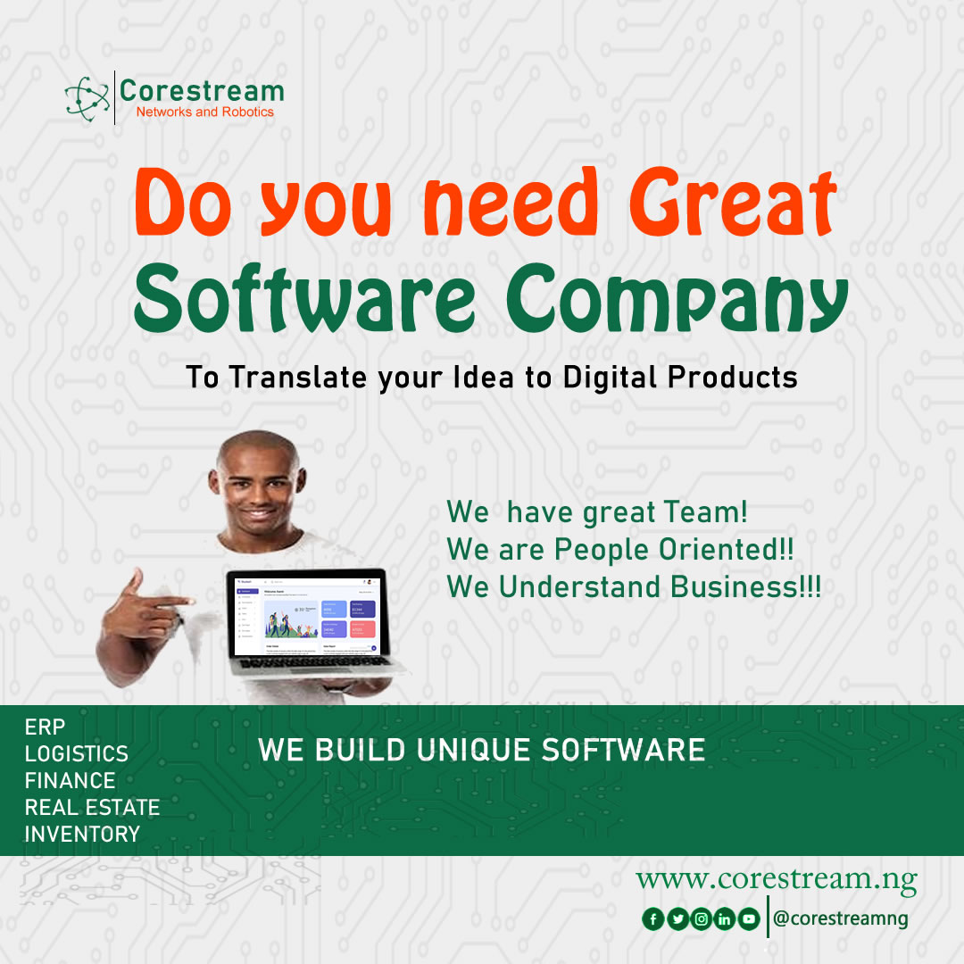 corestreamng's tweet photo. It's weekend take a chill while we build that digital solutions for your business
#Think_it_Build_It
#Thecorestream is serious about creating your custom Software and others.
#mondaymotivation
#distruptivetechnology
#corestream
#webdesign
#softwaredeveloper
#serious_monday https://t.co/RmTiHhiBlY