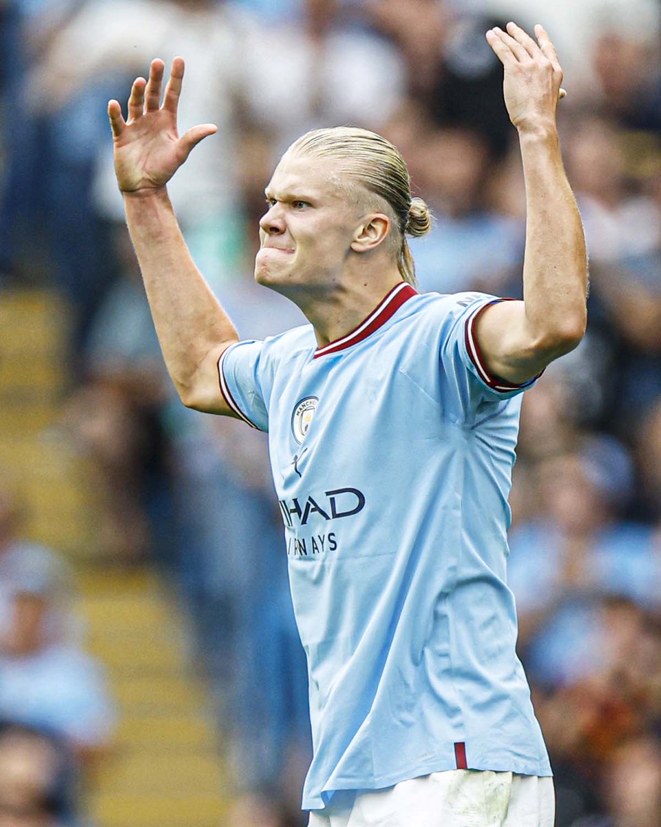 goal's tweet photo. First Premier League hat-trick for Erling Haaland! 💥 https://t.co/FZBYIoqfYf