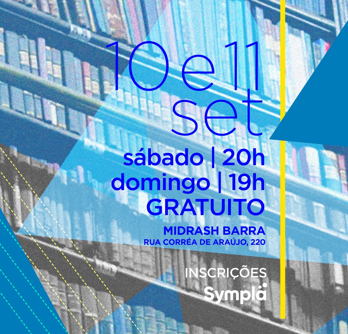 MidrashCultural's tweet photo. Imperdível! Esperamos você presencialmente aqui no Midrash Barra para prestigiar as apresentações de “Drummond: um homem por trás dos óculos” nos dias 10 e 11 de setembro (sábado às 20h e domingo às 19h). Ingressos gratuitos e limitados no site ou aplicativo da @Sympla. #Teatro https://t.co/jIl6agtr5d