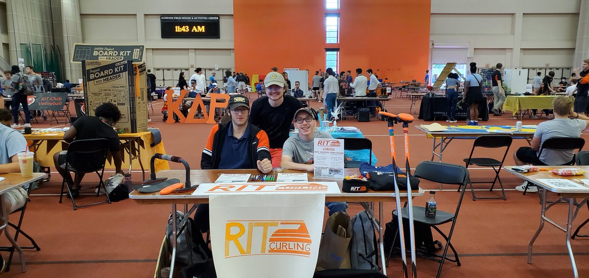 Come visit the RIT Curling Club in the Gordon Field House today, 12-3pm!!