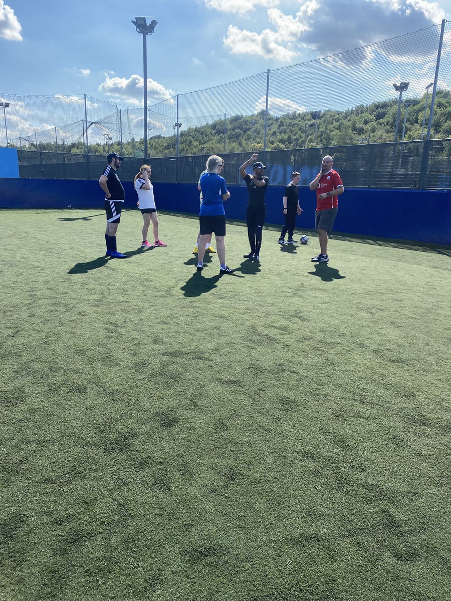 anth_anth's tweet photo. Would like to thank @PhilMarathons & @FieldingKathryn for inviting me to Visually Impaired (VI) footy session this afternoon. Very Tired, enjoy fun session. #VISport #AbilityNotDisabilty #Football4all #Fun #inclusive #Hotweather https://t.co/BPBXoG9Zs1