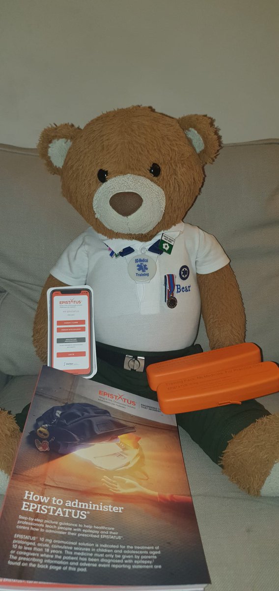 Oh boy! Lots more #training resources arrived in the post today! These will help us to #teach #EpilepsyAwareness #anaphylaxis and #asthma 
#bearswithjobs #teachingyoutosavelives #equipmentofficer