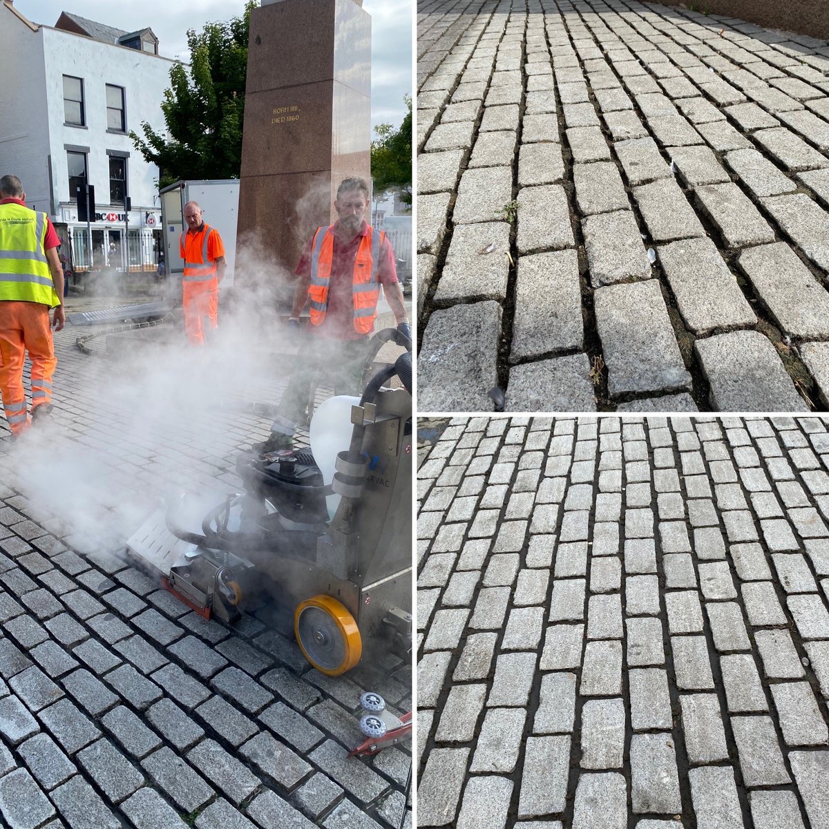 Bostonboro's tweet photo. Here are some before and after pictures of areas that have recently been cleaned in Boston by our street cleansing team

#PrideInBoston #StreetCleaning #BeBoston https://t.co/igHin3Chjh