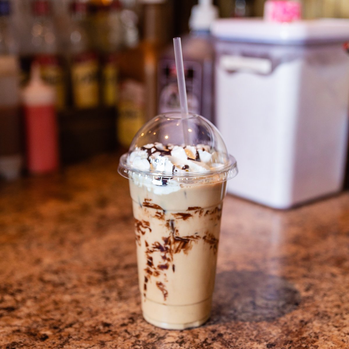 cedar_coffee's tweet photo. Don't let cravings drive you crazy. Swing by to get the iced coffee that you've been daydreaming about! 🤤 #CedarGrove #CoffeeHouse #CoffeeShop #RoastedInHouse https://t.co/RdMHpRRgCl