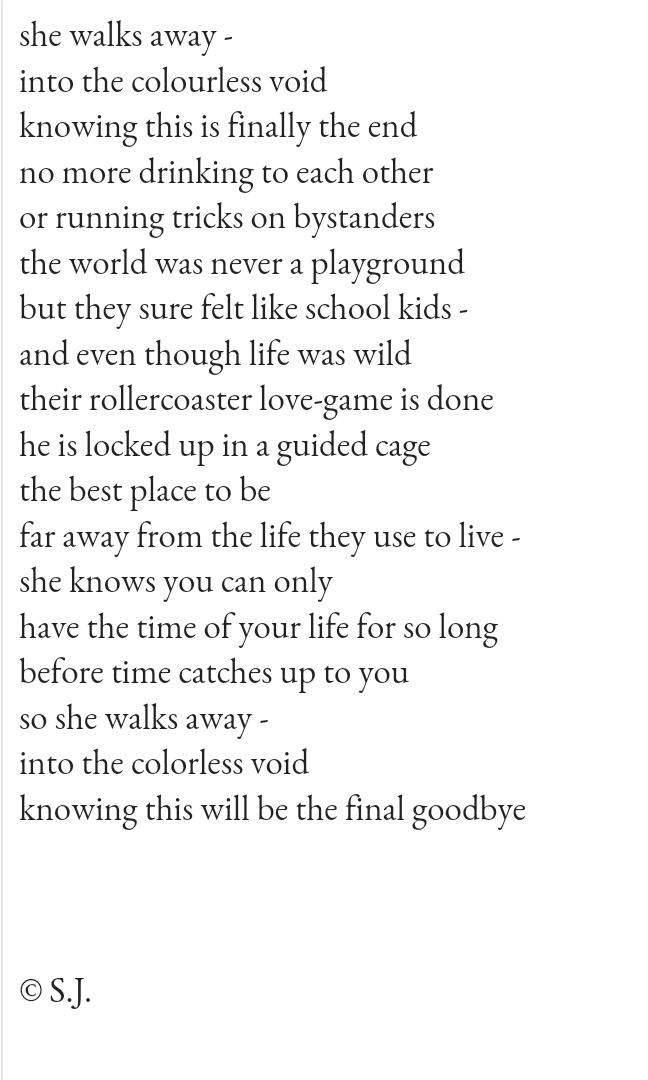 I wrote a Kim Wexler Poem.

'Colorless void'

#Poetry #KimWexler #Poet #MyPoem
#BetterCallSaul #PoetryCommunity 
#BetterCallSaulFinale #Writer