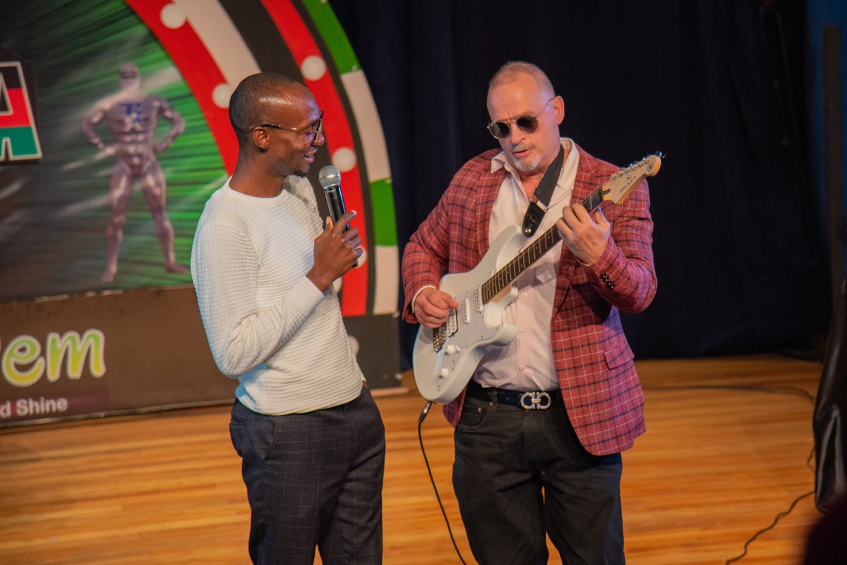 UKTalentTrain1's tweet photo. When these two get together, there's no telling what shenanigans will happen next 😆

@DrOfweneke
#ShowDemKenya #UKTT #TeenTalentCompetition https://t.co/0FTxqG9tyi