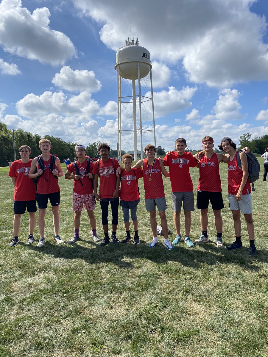 vanwertxc's tweet photo. Great collective team efforts today for both boys and girls! Girls finished 3rd and boys finished 5th. Next race is Tuesday at Wayne Trace! https://t.co/gF9v9qeTuN