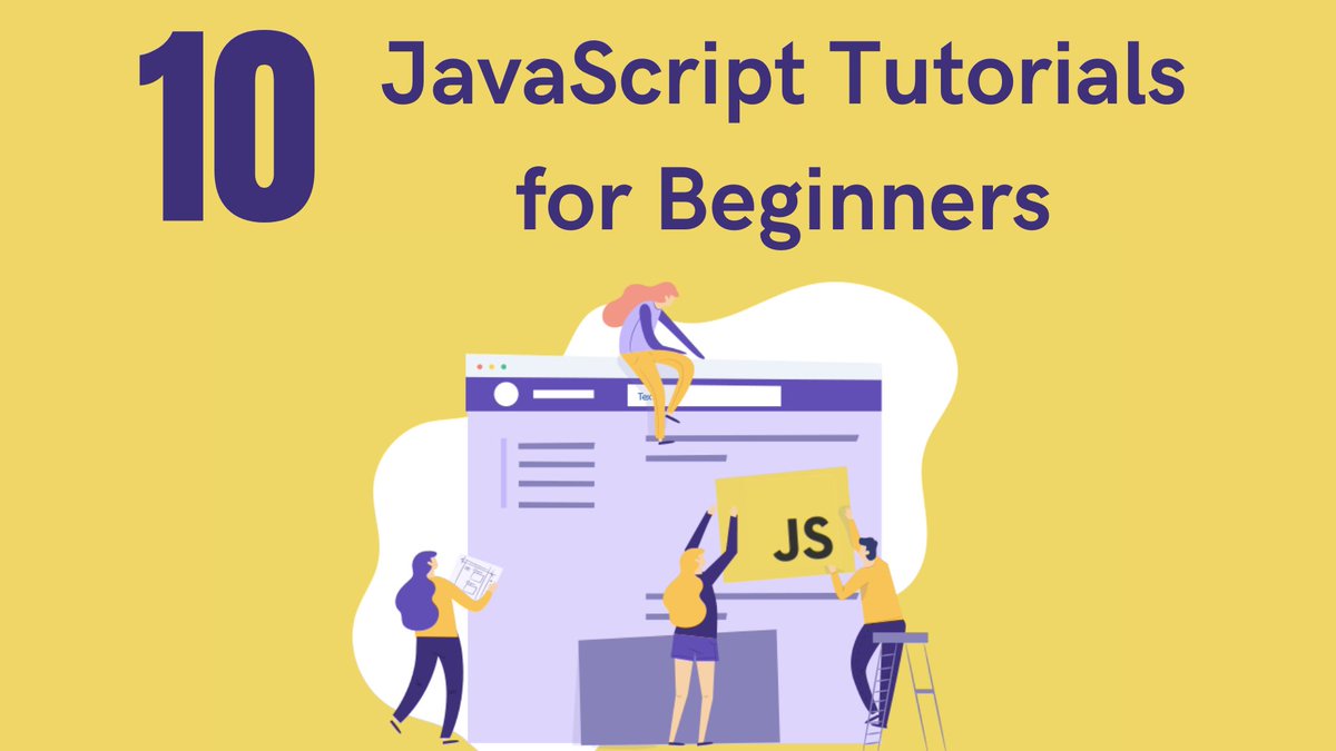 JSAyushThakur's tweet image. 10 JavaScript Tutorials for Beginners

Thread🧵👇