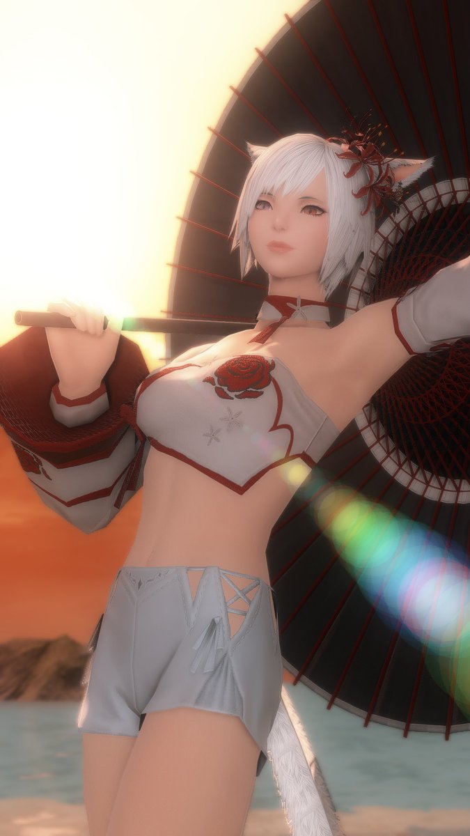 Jin_Siperus's tweet photo. Have an amazing #VersaceExperience !🏖✨

At Versace Summer Solstice 2022✨✨
#FFXIV #GPOSERS https://t.co/mhwGO3t4qm