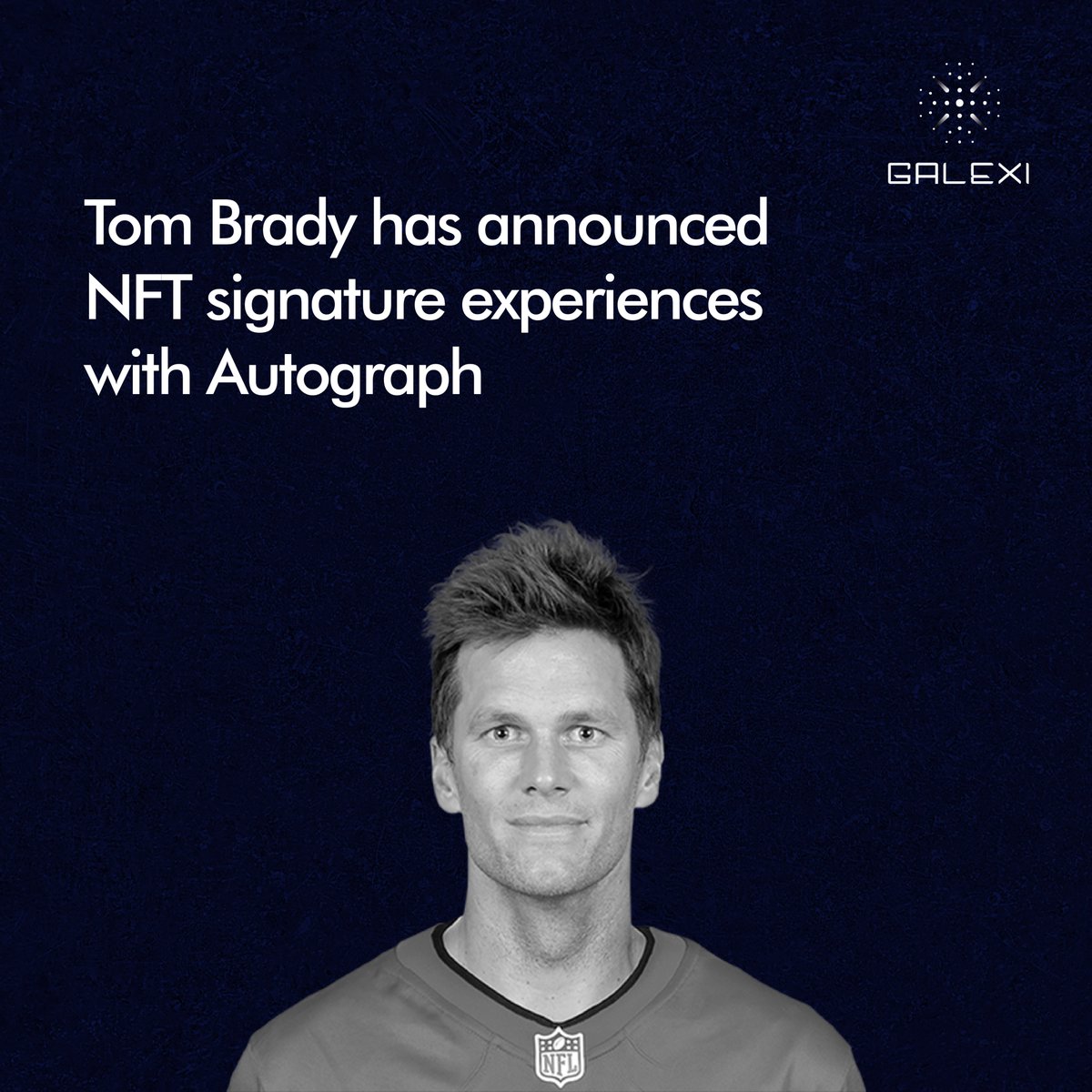 groowlabz's tweet photo. Tom Brady (@tombrady) has announced
NFT signature experiences
with Autograph (@autograph.io).

#tombrady #americanfootball #quarterback #nfl #football #superbowl #tampabay #tampabaybuccaneers #nft #ntnews #nftsignature #autograph #signatureseries #metaverse #galexi #galexiverse https://t.co/FdrbZn4Ijz