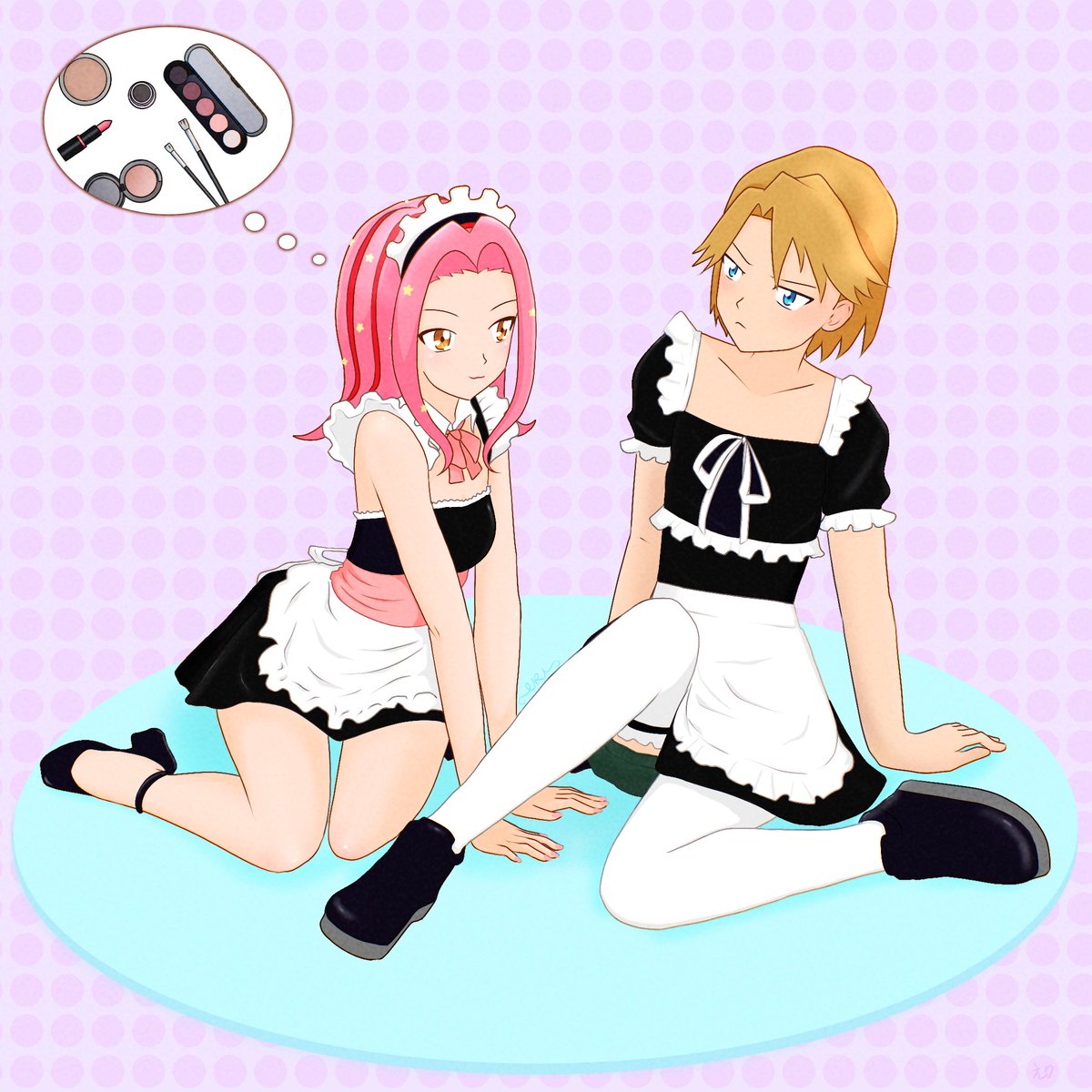 xxaerii's tweet photo. mimato week 2022
day 5: maid cafΓ©
β
π some prep before opening time~ β¨
#mimato #mimatoweek #digimon #γγΈγ’γ³ https://t.co/FiHFEqMOND