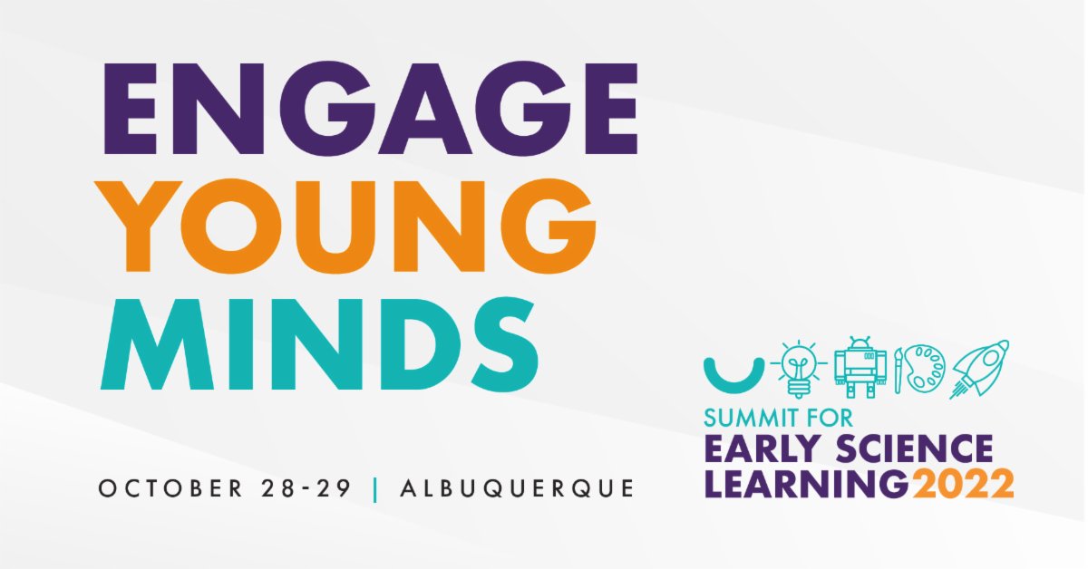 Calling all educators! We're now accepting applications for interactive, hands-on, one-hour breakout sessions on STEAM learning in early childhood for the 2022 Summit for Early Learning. Please share with your networks, and apply here: ow.ly/aMmH50KrEBi
#OneAlbuquerque #ABQ