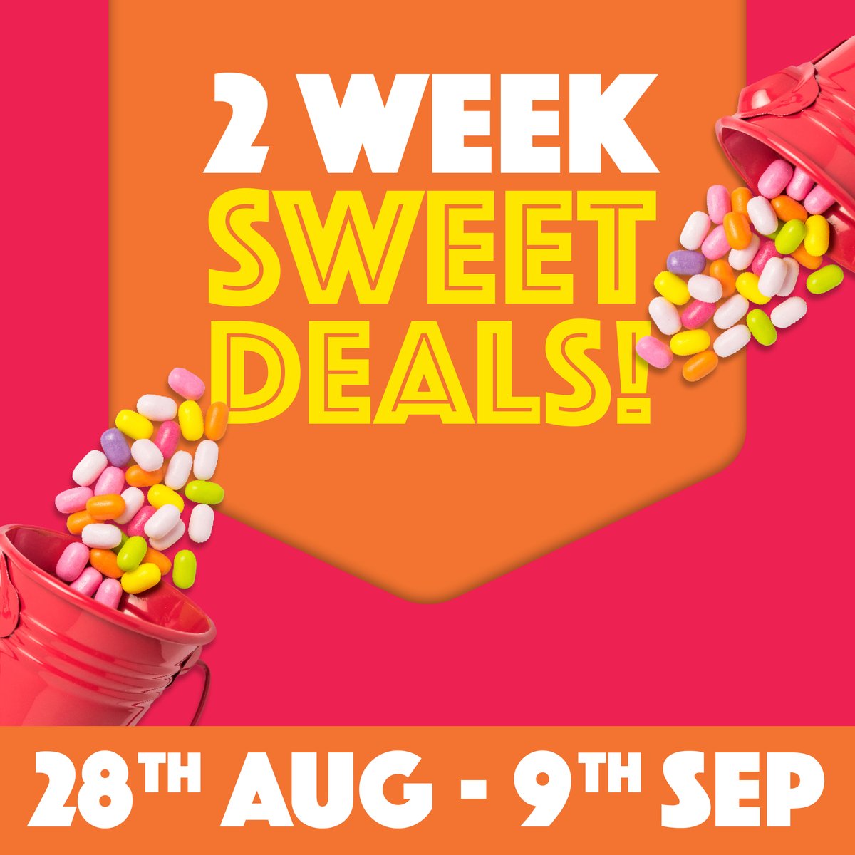 Our Sweet Deals are now available to view and shop online! 🎉

Check out great NEW products from BIG brands, find EXCLUSIVE deals on pick 'n' mix, get ready for Halloween with FANGTASTIC bulk lines and more! 🤩

Get your shopping started online here 👉 hancocks.co.uk/2-week-special…