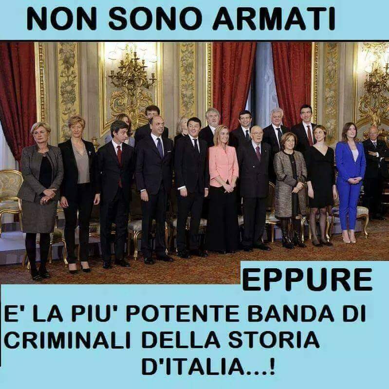 ramboneumberto's tweet photo. NON CI SONO TUTTI ,MA E DA 70 ANNI CHE DISTRUGONO LITALIA ,,,,E TUTTI COLORO CHE LI VOTANO ,?(NON CI SONO LEGGE CHE POSSONO FARE RISPETTARE LITALIA .STIAMO PIENO DI MERDAM ,TUTTI ARRIVANO IN ITALIA ,,PER COLPA LORO 70 NNI DI SOLO MERDAM https://t.co/Fansr9j2mo