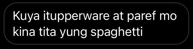 ChReviEh's tweet image. naubos ko yung spaghetti anugagwen ko? Ang sabi iparef ko daw. POTA wala ng spaghetti nakain ko na ano pa ipaparef ko?? uhuhuhuhuhuhh