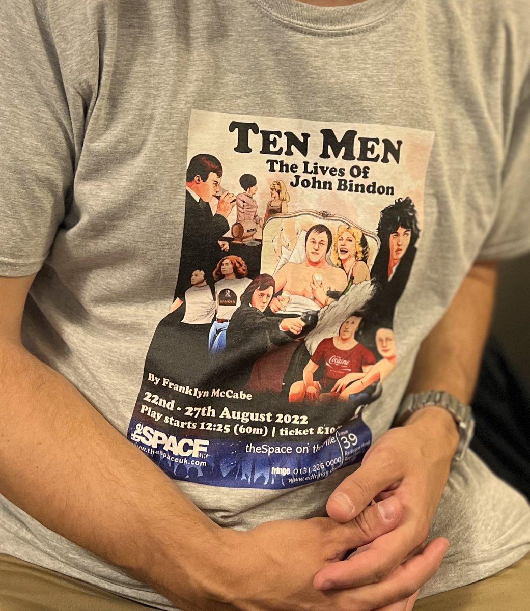 cue_line's tweet photo. @StageMeetsWorld @McGuinnessMLC @edfringe @aloft_circusart Wearing this and a massive inane smile after a week of #edfest madness! https://t.co/GswLeN6ff1