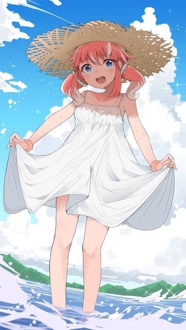 リクエスト 夏のあんこちゃん #ふわふわあんこ 