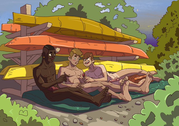 There’s a secret place in every summer camp where you can find the counselors doing… doing stuff… ;)