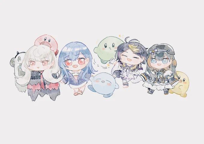 #ニシゾノート #PetraArt  #Reimural  #YaminoArt 
カービィかわいい
みんなもかわいい 