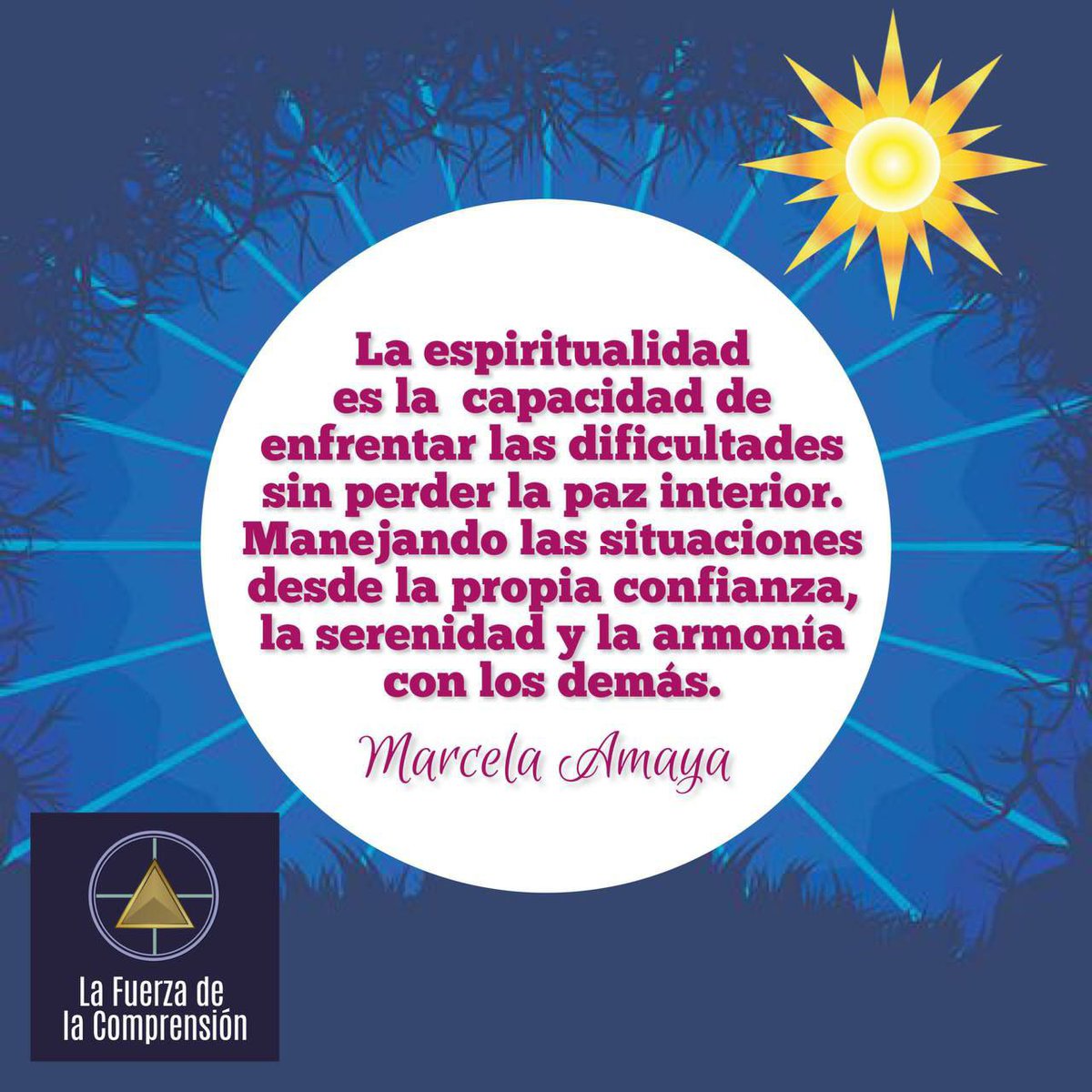 marshamaya's tweet photo. Un ser espiritual es aquel que sabe manejar su energía vital sin desgaste ni pérdida de su vibración de amor #espiritualidad #consciencia https://t.co/h7NunnCJRq