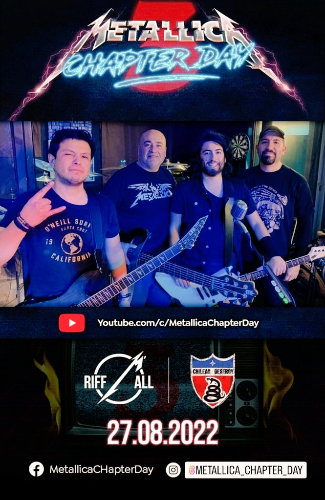 iasepulveda's tweet photo. An exception on my Twitter... Today is a great day for us... From Chile to the world: studio performance!!!! 8.30 PM (Chilean local Time)🇨🇱🇨🇱🇨🇱🇨🇱 #metallicachapterday https://t.co/wY0tCwRC1m