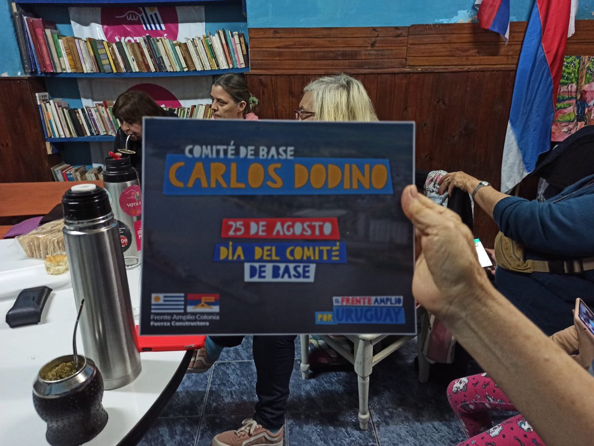 colonia_fa's tweet photo. 💬 Ayer fue la Asamblea por el #DíaDelComitéDeBase en el Comité Carlos Dodino de Nueva Palmira 

¡Gracias a todos y todas las colonienses que siguen construtendo futuro! 🔴🔵⚪️ https://t.co/OX7YfmhdRT