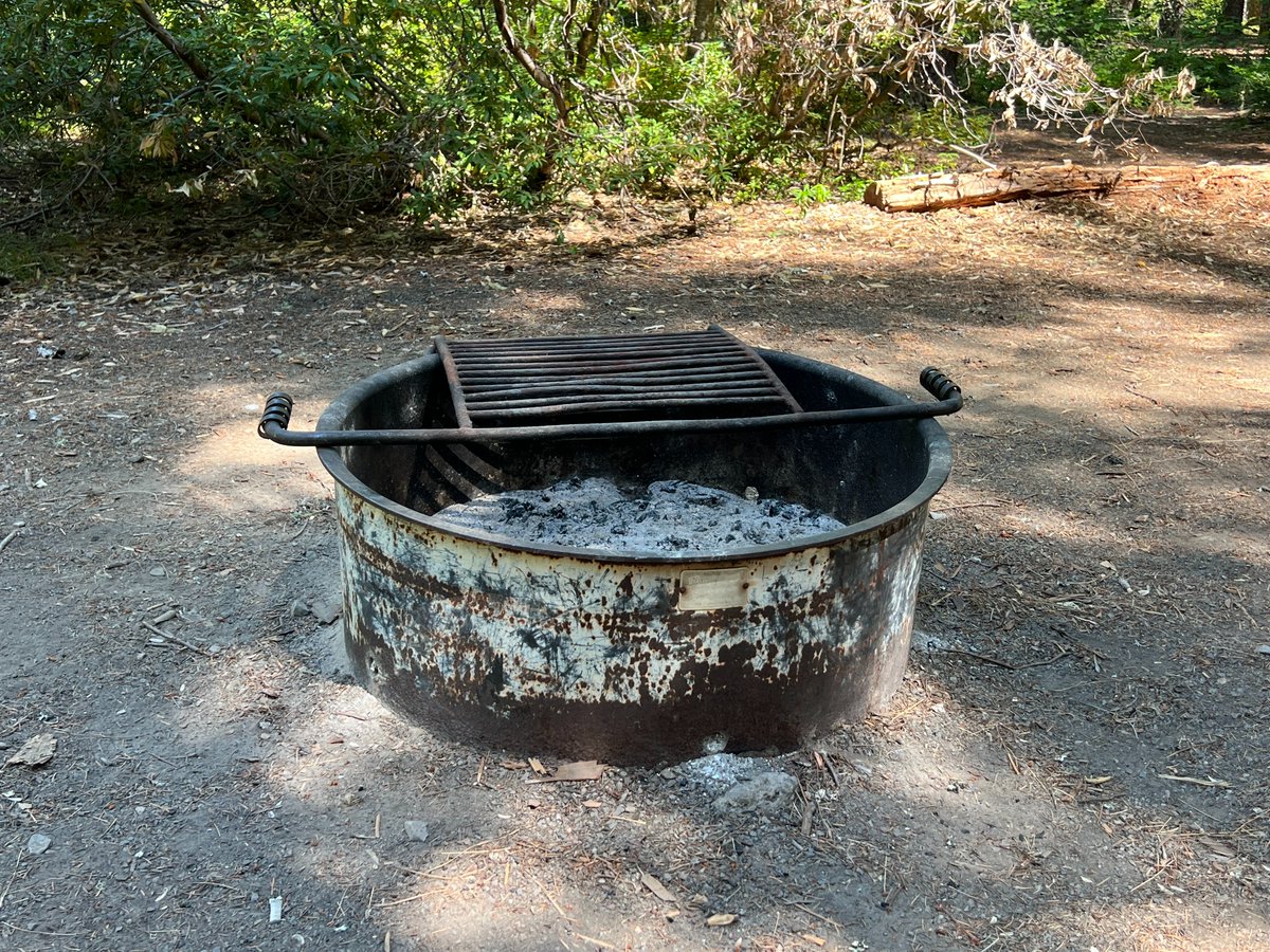 RRSNF's tweet photo. Use a #campfire alternative like a propane stove to cook meals or make coffee. Even if it’s cool, campfires on the #RRSNF are only permitted in metal rings at these campgrounds https://t.co/DiqUO7RgrA and if the campground is open https://t.co/d12BAscZXr. https://t.co/iF5n7pxBZF