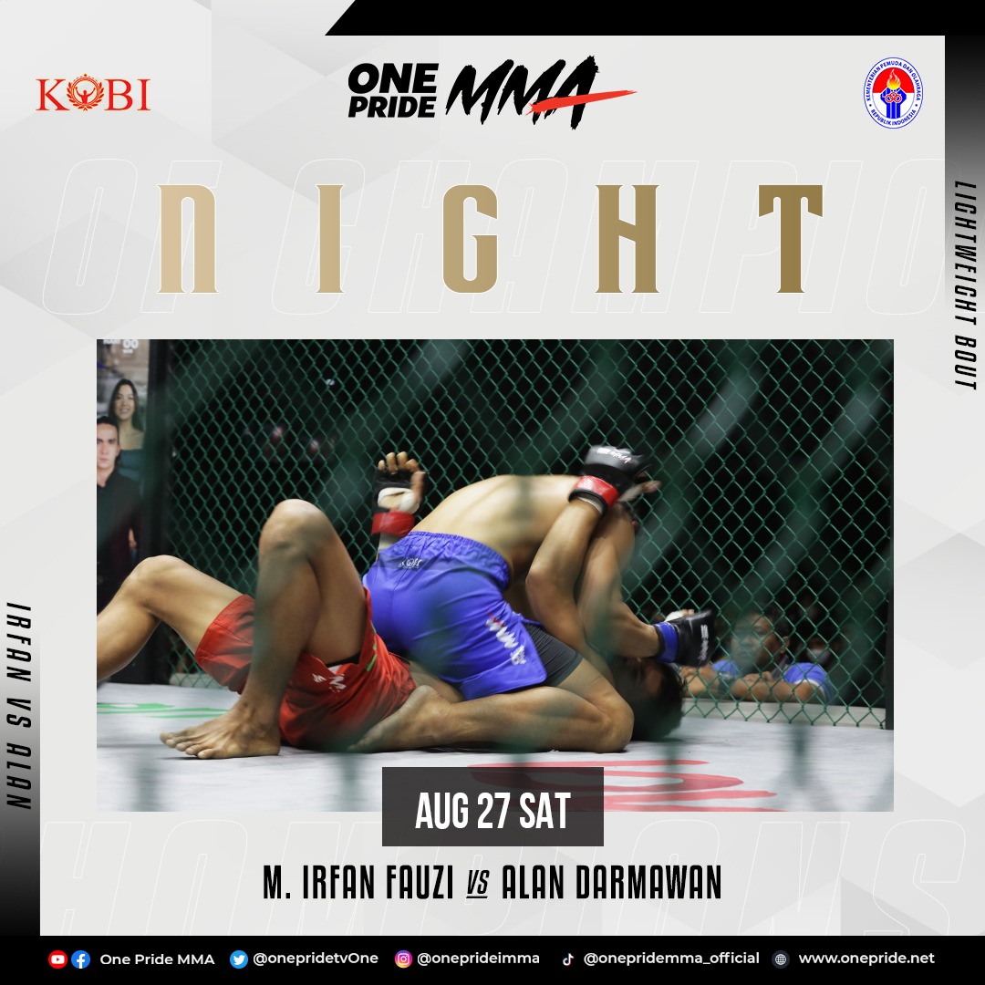 onepride_mma's tweet photo. Serang bertubi-tubi Alan Darmawan berhasil tumbangkan M. Irfan Fauzi di ronde pertama
.
#OneprideMMA #OnepridetvOne #FightNight61 #KOBI https://t.co/uYexjwoZ4R