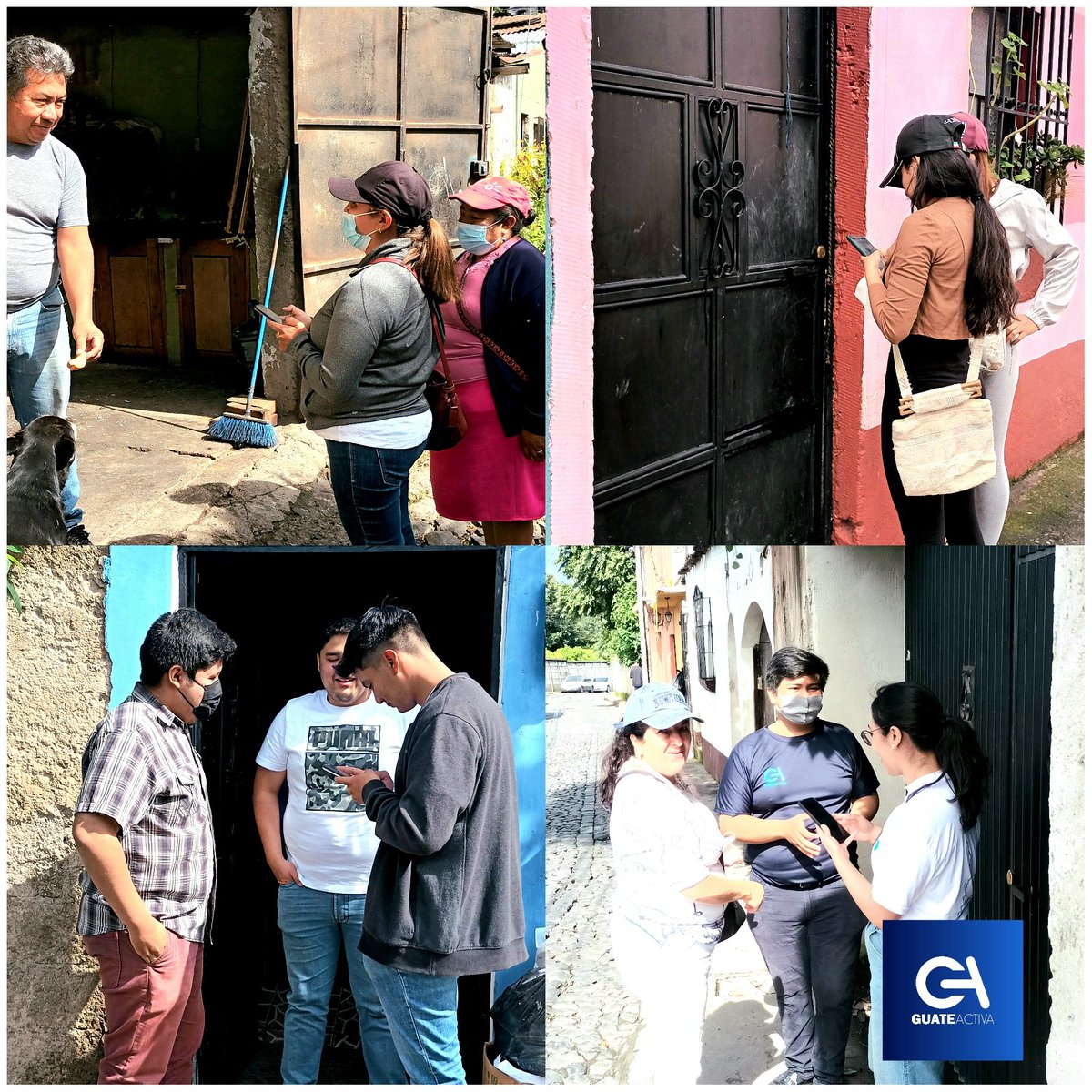 AllanOrtizG's tweet photo. ¡Empezamos CANVASSING en Antigua! 

30 voluntarios, tocando puertas 1 a 1 para conocer la percepción sobre la calidad democrática, registro de votaciones y organización comunitaria. 

¡Más y mejores votantes! 

El futuro es de los CIUDADANOS 

@GuateActiva https://t.co/DTmRADcTdL