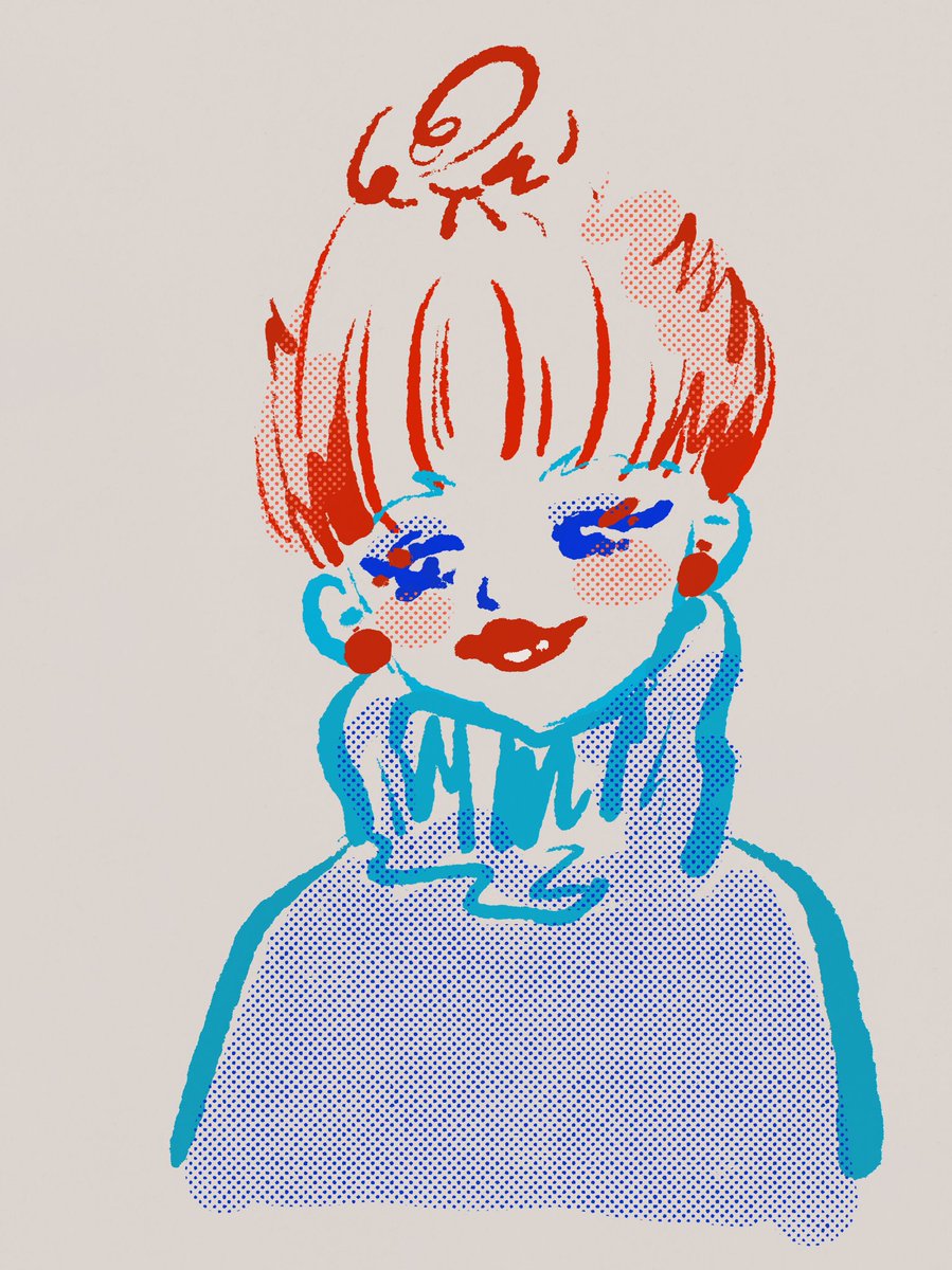 tokyomaruco's tweet photo. 夏休み中イラスト練習　#イラスト #イラストレーター #イラスト練習中 #precreate https://t.co/h8bLlZJSxe