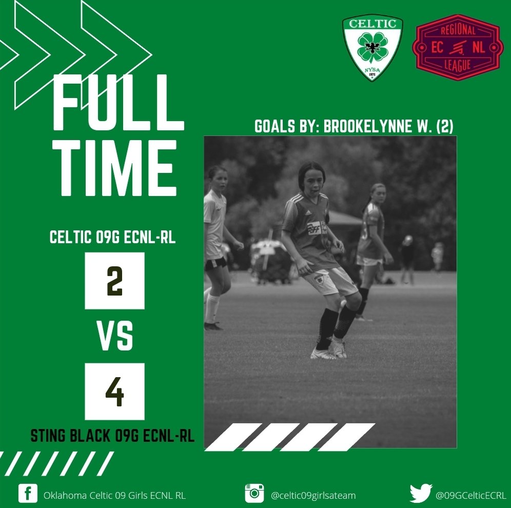 09GCelticECRL's tweet photo. Full time. Not the start we were looking for, but much to build on. 🍀⚽️
@OklahomaCeltic https://t.co/qziqrRchRf
