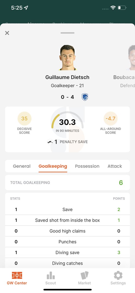 RNDM_com's tweet photo. Seems harsh after saving a penalty if you ask me! #newmatrix #Sorare #dietsch https://t.co/vXpy4FkqON