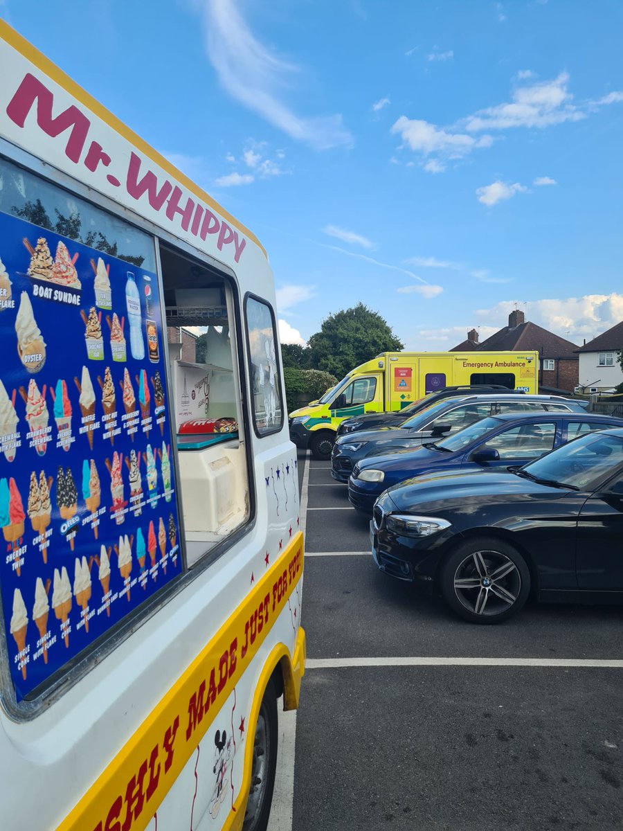 Not at all embarrassed by how quickly we all ran out to the carpark when we heard the Ice Cream van arrive... 🫠🍦🚑