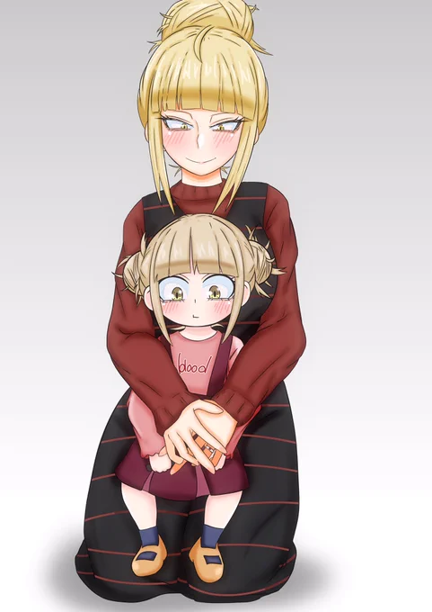 1年前に描いた人妻トガちゃんと娘ちゃんです! 