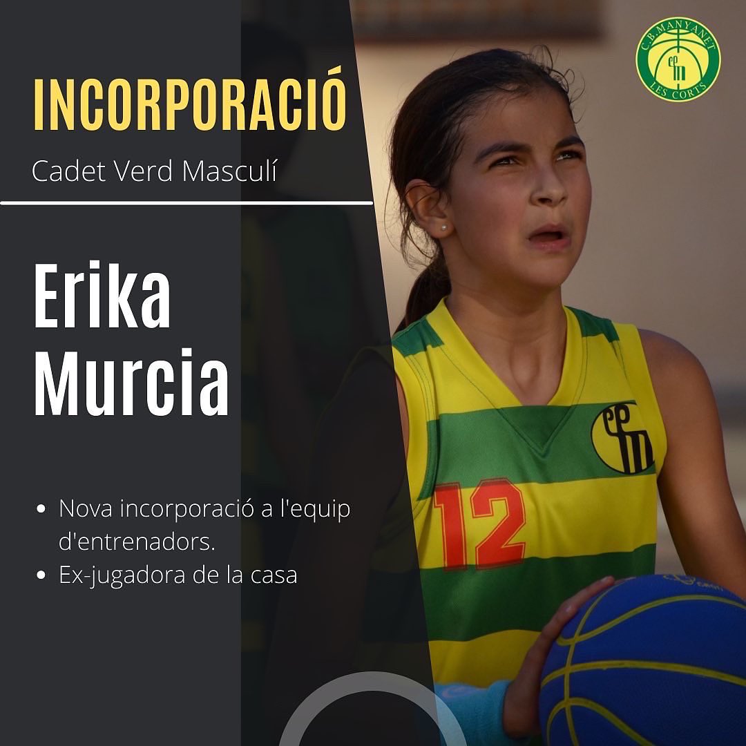 CBManyanet's tweet image. 📣 ENTRENADORS 22/23

➡️ Seguirem comptant amb l’experiència del Christian i el Marc per dirigir els nostres cadets de segon any!!

➡️L’Erika, ex-jugadora de la casa, s’incorpora a l’equip d’entrenadors.

#ForçaManyanet 💚💛